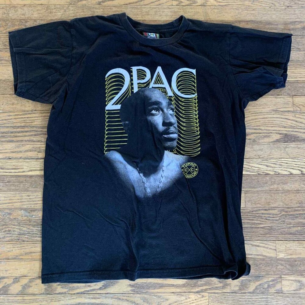 Vintage "2Pac" Tupac Shakur T-Shirt - Black - Sz.M